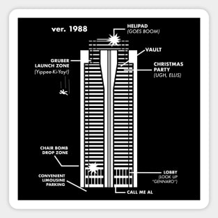 Nakatomi Diagram Magnet